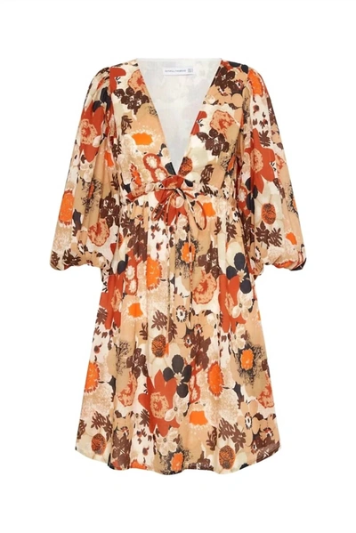 Faithfull The Brand Faria Mini Dress In Kaiya Floral Print In Multi