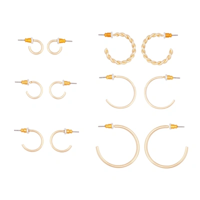 Lovisa Gold Sleeper Earring 6-pack