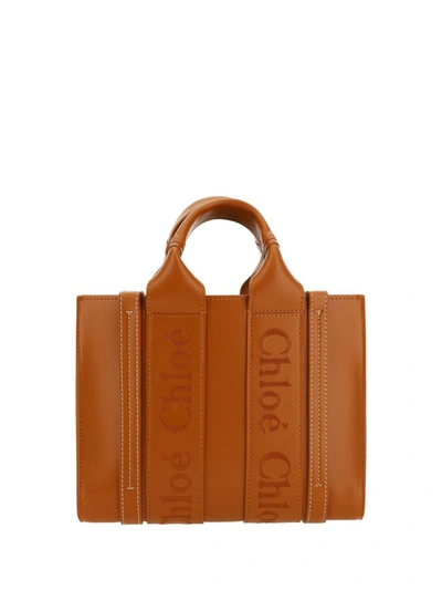 Chloé Shoulder Bags In Caramel