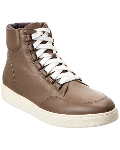 AQUATALIA PETE WEATHERPROOF LEATHER SNEAKER