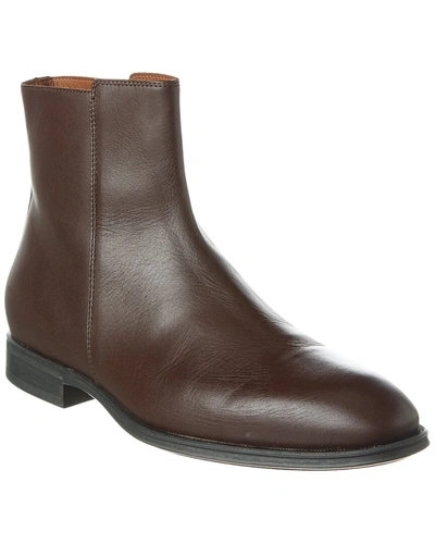 Aquatalia Daniel Weatherproof Leather Bootie In Brown