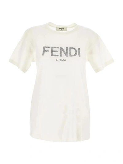 Fendi T-shirt In A Penelope Milk