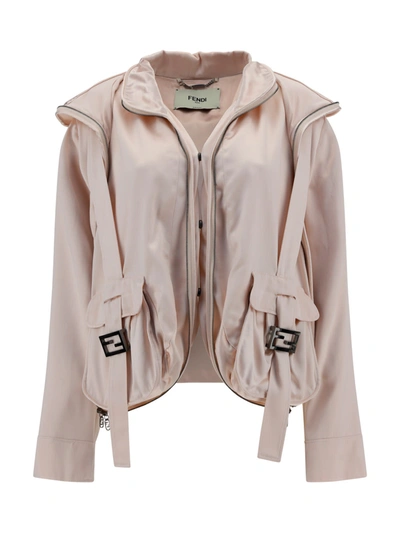 Fendi Blouson In White