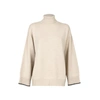 Brunello Cucinelli Cashmere Sweater Women In Beige