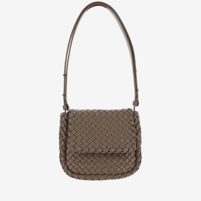 Bottega Veneta Cobble Mini Shoulder Bag In Beige
