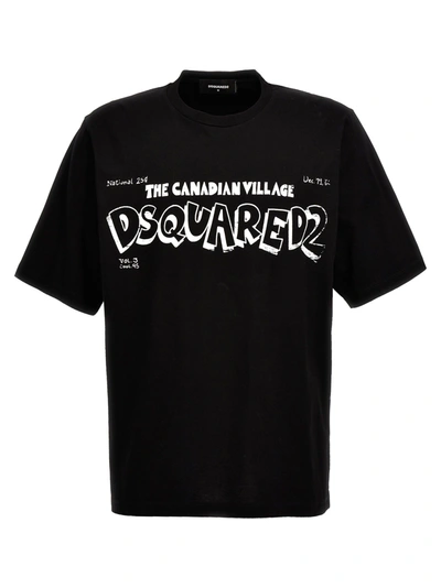 Dsquared2 T-shirt In Negro