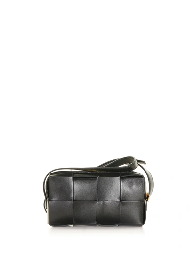 Bottega Veneta Mini Cross-body Cassette Bag In Black