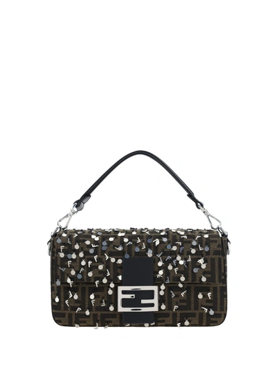 Fendi Baguette Shoulder Bag In Brown