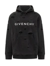 GIVENCHY GIVENCHY OVERSIZED HOLE HOODIE