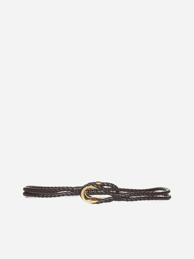 Bottega Veneta Coaxial Belt In Fondant-m Brass