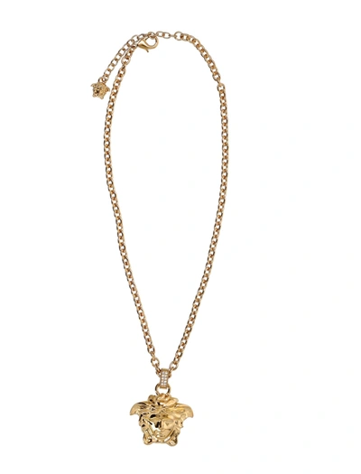 Versace La Medusa Pendant Necklace In Gold