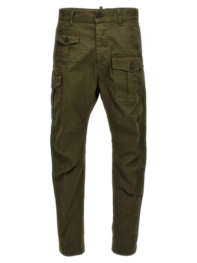 Dsquared2 Sexy Cargo Trousers Green