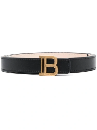 BALMAIN BALMAIN CALFSKIN 2CM BELT