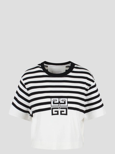 GIVENCHY GIVENCHY 4G STRIPES COTTON T-SHIRT
