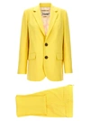 Dsquared2 Tailored Suit Jacket Back Vent In Yellow