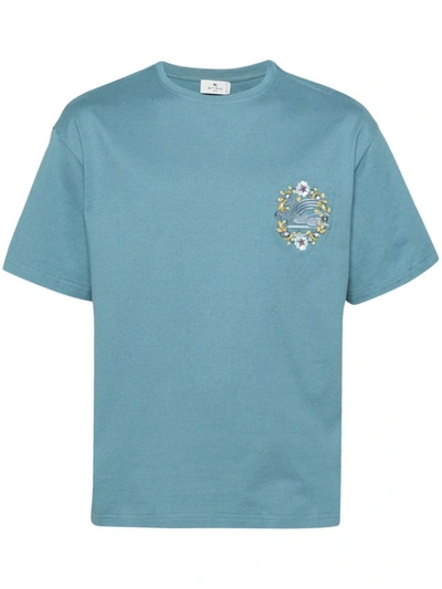 Etro T-shirts And Polos In Blue