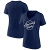 Fanatics Branded Navy Dallas Cowboys Back Home Again V-neck T-shirt In Navy