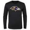 Outerstuff Youth Black Baltimore Ravens Primary Logo Long Sleeve T-shirt In Black