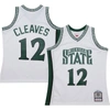 MITCHELL & NESS MITCHELL & NESS MATEEN CLEAVES WHITE MICHIGAN STATE SPARTANS 125TH BASKETBALL ANNIVERSARY 1999 THROW