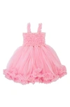 Rufflebutts Ruffled Pettidress In Pink