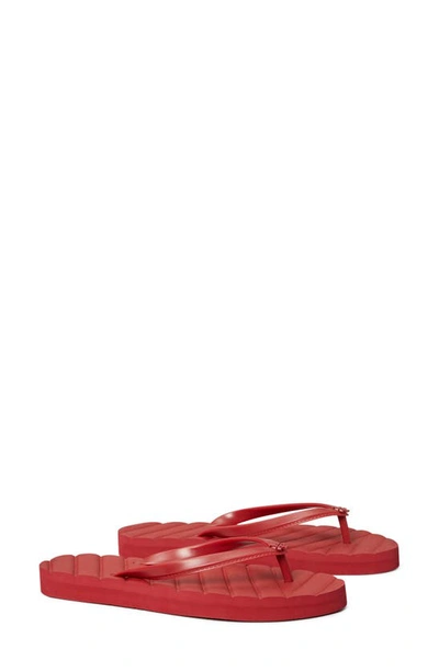 Tory Burch Kira Flip Flop In Tory Red