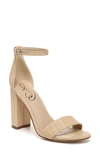 Sam Edelman Daniella Ankle Strap Sandal In Bleached Beechwood
