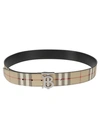 BURBERRY BURBERRY TB BUCKLED CHECK BELT