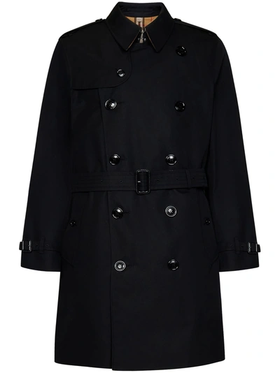 Burberry Trench Coat In Black