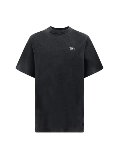 Fendi T-shirt In Black