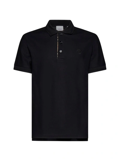 Burberry Polo Shirt In Black