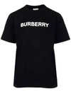 Burberry Logo T-shirt In Cotton In Black