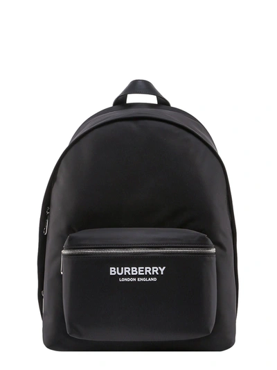 Burberry Black Logo Backpack