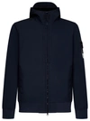 STONE ISLAND STONE ISLAND SOFT SHELL-R_E.DYE TECHNOLOGY JACKET IN NAVY BLUE RECYCLED POLYESTER