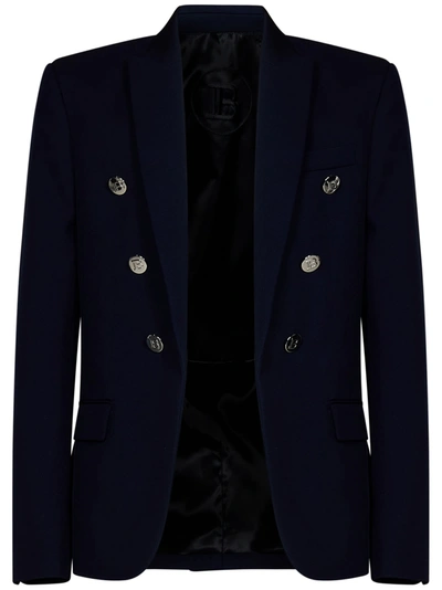 Balmain Blazer In Blue