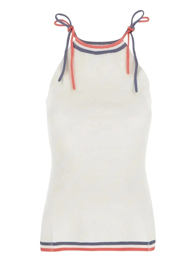 Fendi Contrast Trim Strapped Top In Default Title