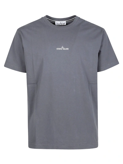 Stone Island T-shirt In Lead Grey