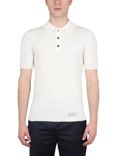 Balmain Knitted Polo. In Multicolor