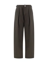 Burberry Straight-leg Cotton Trousers In Otter