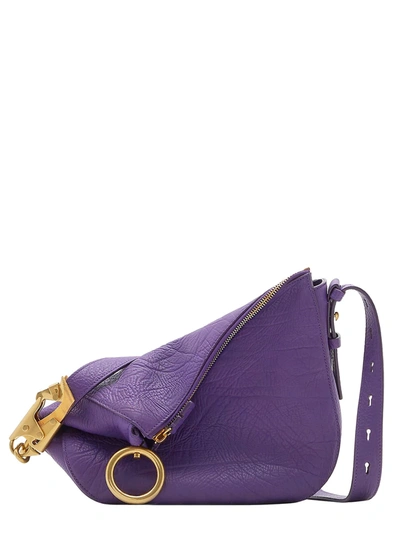 Burberry Knight Shoulder Bag In Purple