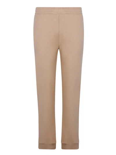 Burberry Logo-patch Track Pants In Soft Fawn