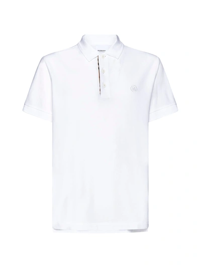 Burberry Polo Shirt In White