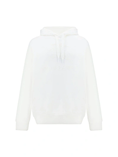 Burberry Raynerbridge Hoodie In White