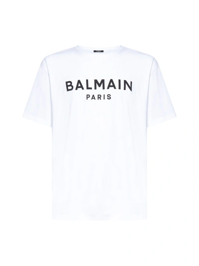 Balmain Printed T-shirt In White