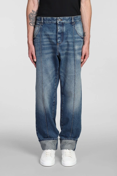 Balmain Jeans In Blue Cotton