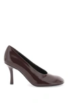 BURBERRY BURBERRY GLOSSY LEATHER BABY PUMPS
