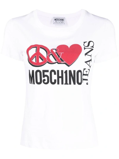 Moschino Jeans T-shirts In White