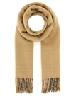 BURBERRY BURBERRY UNISEX BEIGE CASHMERE REVERSIBLE SCARF
