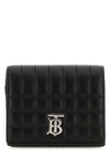BURBERRY BURBERRY WOMAN BLACK LEATHER SMALL LOLA WALLET