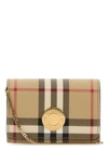 BURBERRY BURBERRY WOMAN PRINTED CANVAS CARD HOLDER