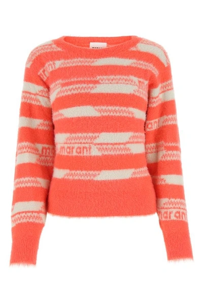 Isabel Marant Étoile Isabel Marant Etoile Women Embroidered Nylon Orson Sweater In Red